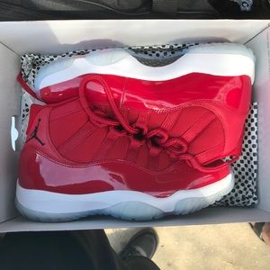 Red Jordan 11s